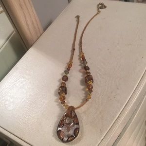 Hand beaded necklace